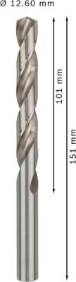 Bosch Accessoires Metaalboren HSS-G, Standard 12,6 x 101 x 151 mm 5st - 2608585542
