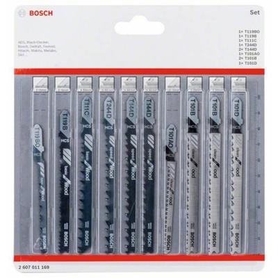 Bosch Accessoires 10-delige decoupeerzaagbladenset Wood - 2607011169