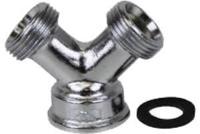 Enzo Wpro Y stuk chroom, 2 toevoerslangen 1 watertoevoer - 1400238 - thumbnail