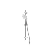 Complete Glijstangset Hotbath Mate 75,5 cm Met Handdouche Met 3 Standen En Doucheslang 150 cm - thumbnail