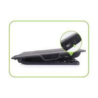 Techly ICOOL-CP12TY notebook cooling pad 43,9 cm (17.3") 1400 RPM Zwart - thumbnail