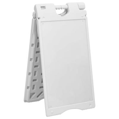 VidaXL Sandwichbord 45x7x84,5 cm hdpe grijs