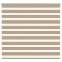 VidaXL Zebra blind 165x100 cm stofbreedte 160,9 cm polyester zandbruin - thumbnail