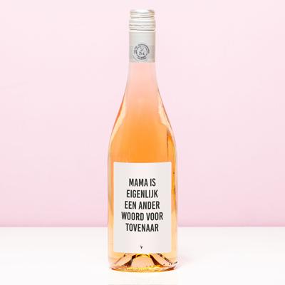 Wijnfles Eigenlijk een tovenaar - Rosé (Blush Rosé) Wijnfles Eigenlijk een tovenaar - Rosé (Blush Rosé)