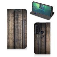 Motorola G8 Plus Book | Wallet Case | Steigerhout - thumbnail
