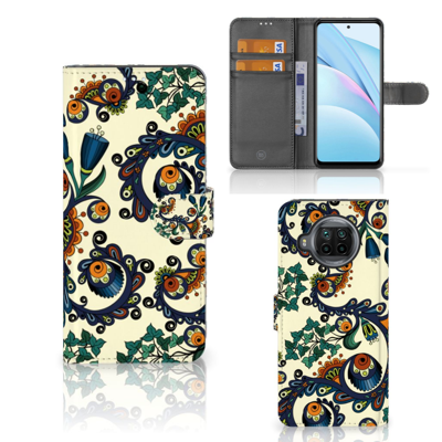 Wallet Case Xiaomi Mi 10T Lite Barok Flower Wallet Case Xiaomi Mi 10T Lite Barok Flower