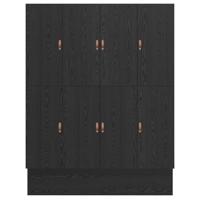 Opbergbedframe Zwart eiken 236.5 x 200 x 31.5 cm Bewerkt hout - thumbnail