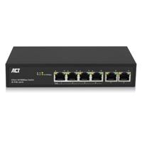 ACT AC4430 6-poorts Gbit PoE+ switch - thumbnail