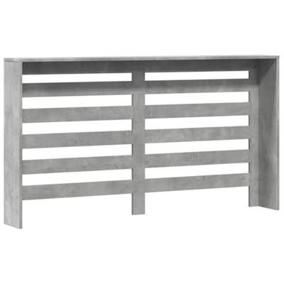 Radiatorombouw 149x20x82 cm bewerkt hout betongrijs Radiatorombouw 149x20x82 cm bewerkt hout betongrijs