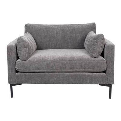 Zuiver Loveseat 'Summer' kleur Antraciet Zuiver Loveseat 'Summer' kleur Antraciet
