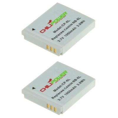 ChiliPower NB-6L accu voor Canon - 1000Ah - 2-Pack