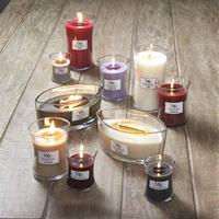 Woodwick Linen Candle 453.60 g 453.6 g - thumbnail