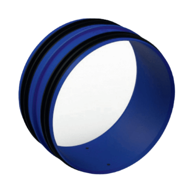 Renson Easyflex - Koppelstuk Rond - Ø125mm - Met Afdichtingsrubber