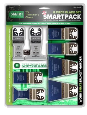 SMART blades UN TRA 8+2st Blad assorti draagtas voor multitool