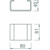 OBO Bettermann 6416519 Afstandsstuk Metaal 1 stuk(s) - thumbnail