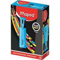 Fluoriscerende Markeerstift Maped Peps Classic Blauw (12 Stuks) - thumbnail