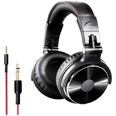 OneOdio Pro-10 Over Ear koptelefoon Kabel Stereo Zwart High-Resolution Audio Vouwbaar, Zwenkbare oorschelpen DJ