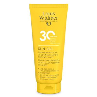 Louis Widmer Suncare Sun Gel 30 Zonder Parfum 100ml