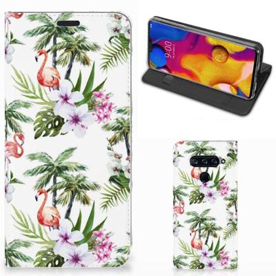 LG V40 Thinq | Hoesje maken | Flamingo Palms