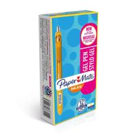 Paper Mate roller InkJoy Gel medium, geel (yellow twist) - thumbnail