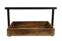 Etagere mango/metalen greep - thumbnail