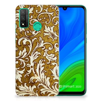 Siliconen Hoesje Huawei P Smart 2020 Barok Goud Siliconen Hoesje Huawei P Smart 2020 Barok Goud