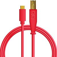 Dj TechTools Chroma Cable straight USB-C 1.5 m rood - thumbnail