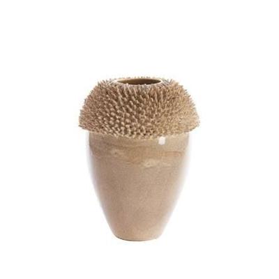 Light & Living Vaas 'Sangku' Keramiek, 48cm hoog, kleur Taupe