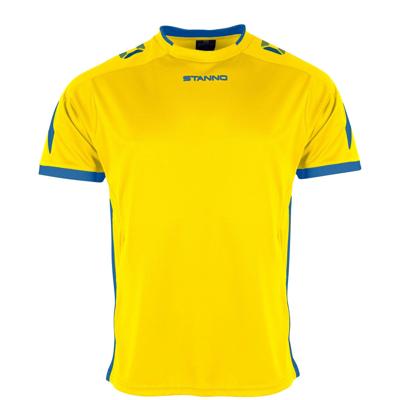 Stanno 410006 Drive Match Shirt - Yellow-Royal - S Stanno 410006 Drive Match Shirt - Yellow-Royal - S