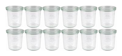 WECK 761 Mini-stormglas 12 stuks 140 ml zonder ringen en klemmen