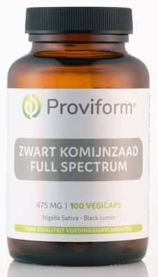 Proviform Zwart Komijnzaad Full Spectrum Capsules Proviform Zwart Komijnzaad Full Spectrum Capsules