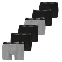Puma Boxershorts 6-pack grijs-zwart - thumbnail