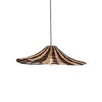 GOOD&MOJO Hanglamp 'Cuzco' Jute, 65cm, kleur Zwart/Naturel - thumbnail