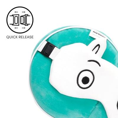 Relaxeazzz Moomin Rond Reiskussen & Slaapmasker