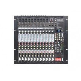 Omnitronic LMC-2642FX Console-mengpaneel Aantal kanalen:16 USB-aansluiting