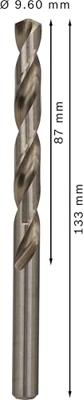 Bosch Accessoires Metaalboren HSS-G, Standard 9,6 x 87 x 133 mm 5st - 2608585519 Bosch Accessoires Metaalboren HSS-G, Standard 9,6 x 87 x 133 mm 5st - 2608585519