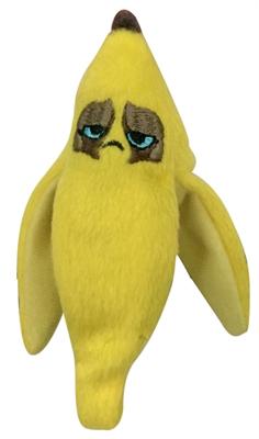 GRUMPY BANANEN SCHIL RITSEL SPEELGOED 10 CM