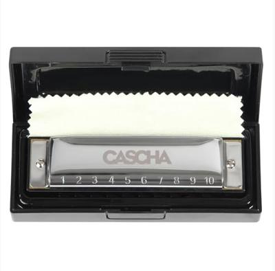Cascha HH 1600 Blues Harmonica Set (DE/EN/FR/ES) met lesboek - thumbnail
