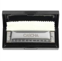 Cascha HH 1600 Blues Harmonica Set (DE/EN/FR/ES) met lesboek - thumbnail