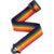 D'Addario Auto Lock Polypro Guitar Strap Rainbow gitaarband met ingebouwde strap locks - thumbnail