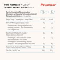 Powerbar 40% Protein+ CrispBar Karamel Pinda 12x - thumbnail