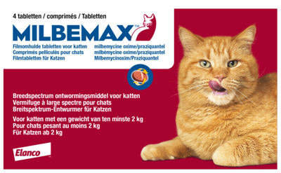 MILBEMAX TABLET ONTWORMING KAT LARGE 2X2 TABL MILBEMAX TABLET ONTWORMING KAT LARGE 2X2 TABL
