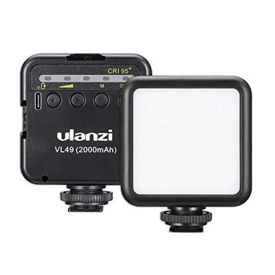 Ulanzi VL49 mini LED-lamp, zwart