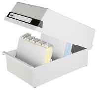 HAN 955-11 955-11 Kaartenbak Lichtgrijs Aantal kaarten (max.): 1.300 kaarten DIN A5 liggend - thumbnail
