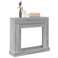 Haardombouw 100x30x87,5 cm bewerkt hout grijs sonoma eikenkleur - thumbnail