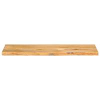 Tafelblad met natuurlijke rand 120x40x3,8 cm massief mangohout - thumbnail