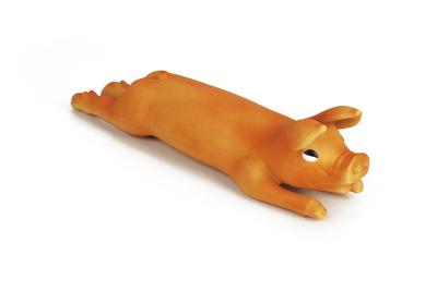 Beeztees Biggetje - Hondenspeelgoed - Oranje - Groot - 42 cm