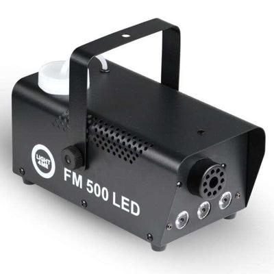 LIGHT4ME FM 500 LED V2 - Rook-/nevelmachine van 500 W met 3x1 W RGB-lichteffect