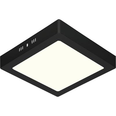 LED Paneel 30x30cm 24W Natuurlijk Wit 4200K Mat Zwart Aluminium