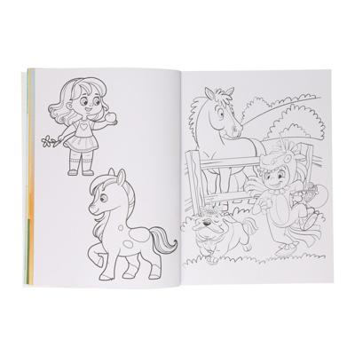 Mijn kleurboek - Paarden en pony&apos;s A4